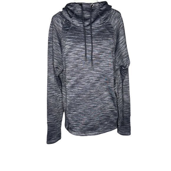 Athleta‎ Women's Spacedye Hoodie Gray Style 383860 Size Small - Picture 1 of 6